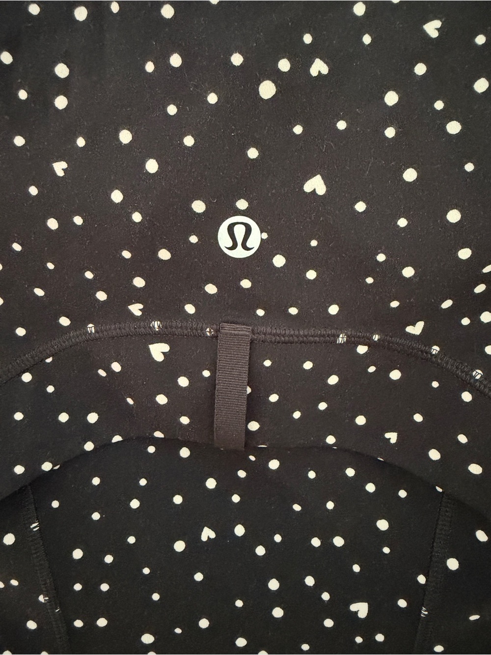 Lululemon Cropped Jacket Nulu Blacl Scattered Hearts NWT Size 2 - Picture 6 of 7